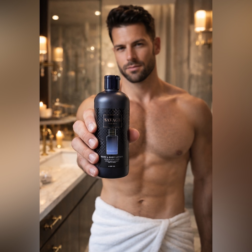 Savage for Men Hand & Body Lotion 500ml